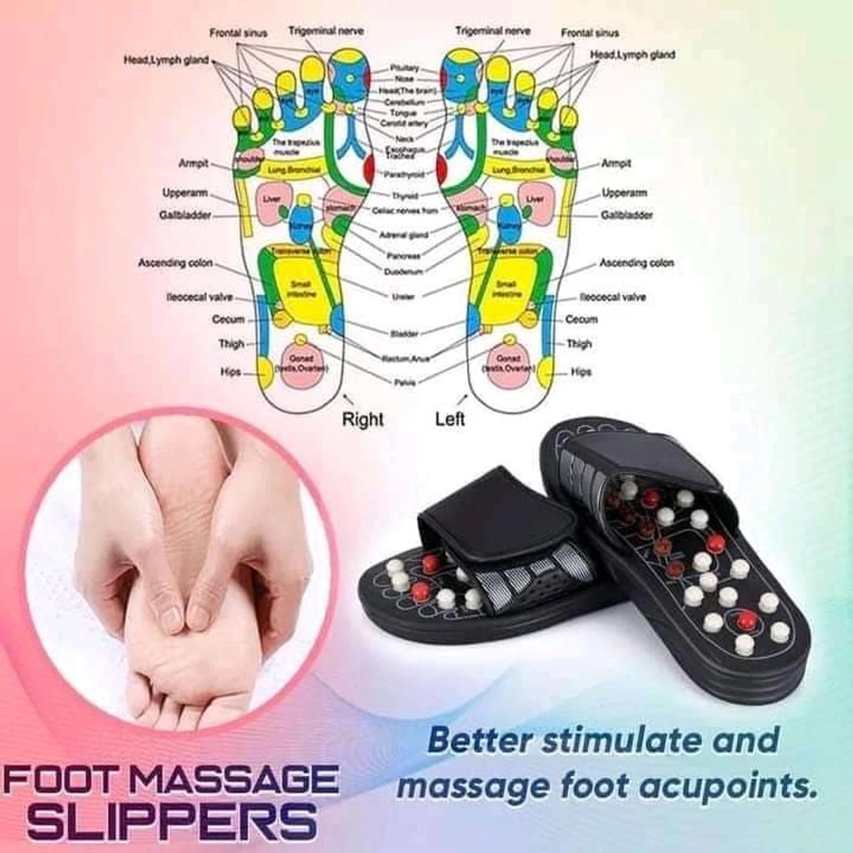 Foot massage shoe